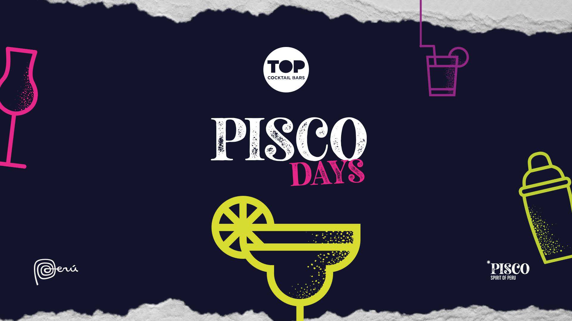 Pisco Days se celebrará del 08 al 17 de Julio en diferentes ciudades españolas